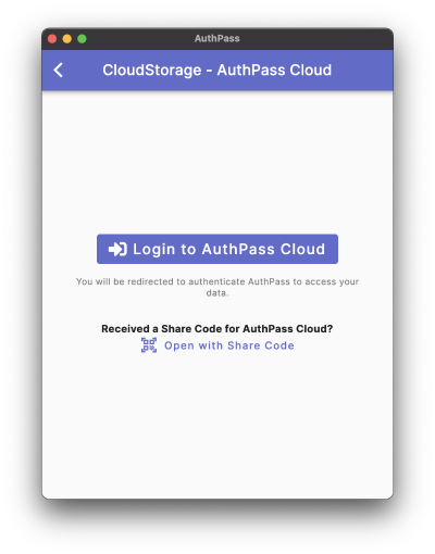 Start authenticating with AuthPass Cloud