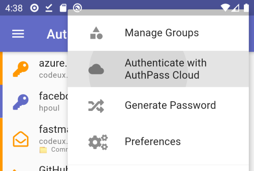 Authenticate with AuthPass Cloud